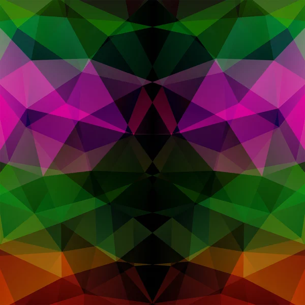 幾何学的図形の背景。カラフルなモザイク パターン。ベクター Eps 10。ベクトル図 — ストックベクタ
