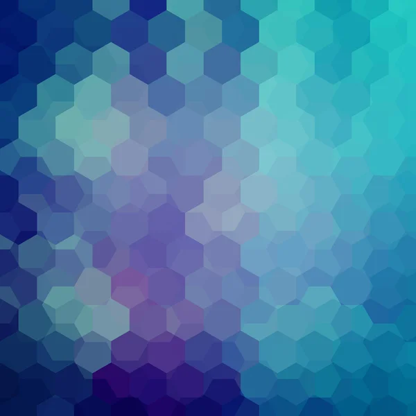 Fondo de formas geométricas. Patrón de mosaico azul. Vector EPS 10. Ilustración vectorial — Archivo Imágenes Vectoriales