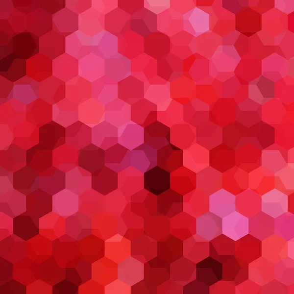 Hintergrund geometrischer Formen. rote Farbe. buntes Mosaikmuster. Vektor eps 10. Vektor-Abbildung — Stockvektor