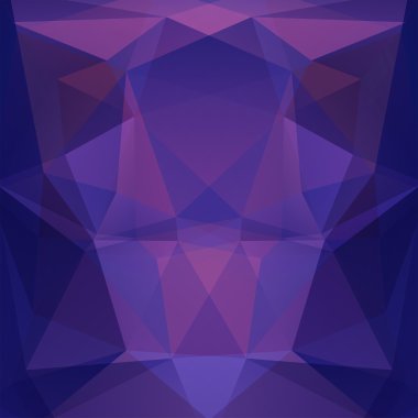 Abstract background consisting of triangles. Purple color. Geometric design for business presentations or web template banner flyer. Vector illustration
