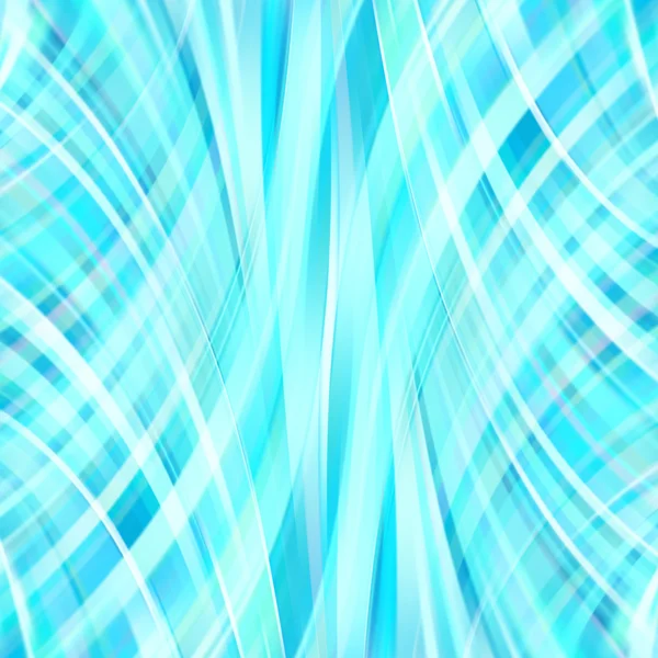 Abstrakter blauer Hintergrund mit glatten Linien. Farbwellen, Muster, Kunst, Technologie Tapete, Technologie Hintergrund. Vektorillustration — Stockvektor