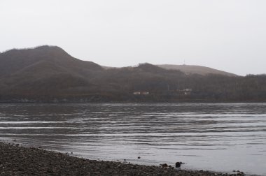 Ölü sakin deniz manzarası