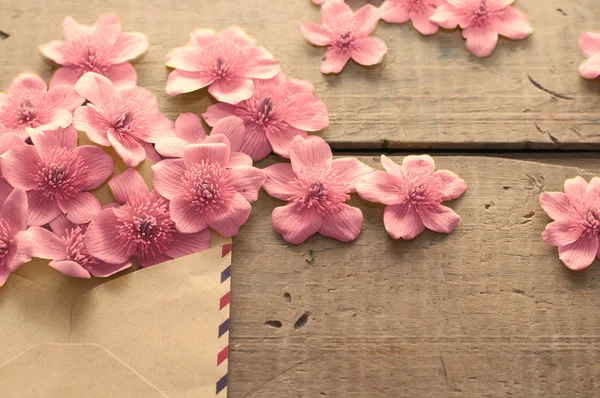 Salpicos de flores rosa — Fotografia de Stock