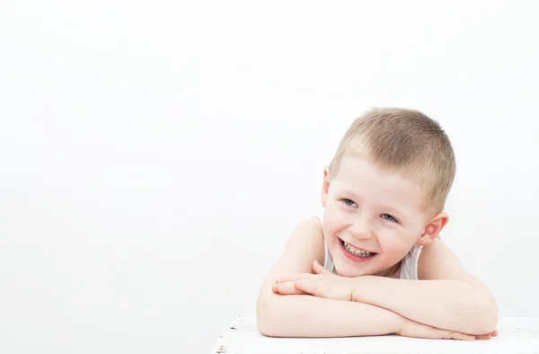 Lachender Junge — Stockfoto