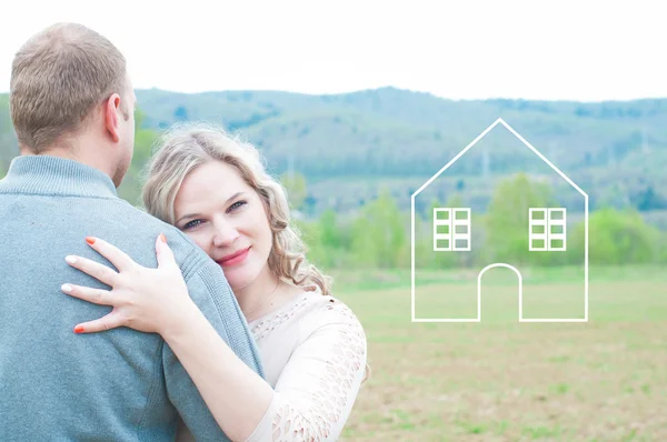 Happy family couple — Stock Photo, Image