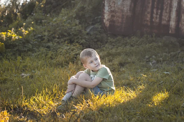 Little curious explorer — Stock Photo, Image