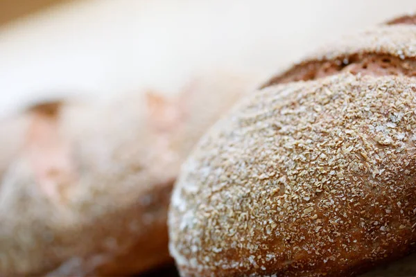 Wholegrain Rye Rustic Bread Bakery Selective Focus — Stock Photo, Image