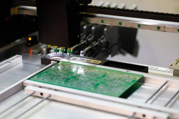 Automatikus Pick Place Machine Pcb Assembly Felszíni Szerelési Technológia Szelektív — Stock Fotó