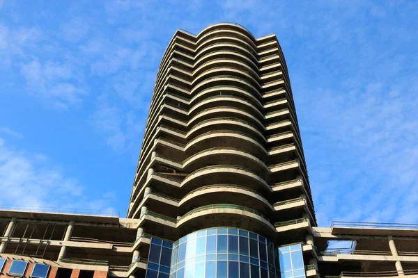 Edifício da torre em construção — Fotografia de Stock