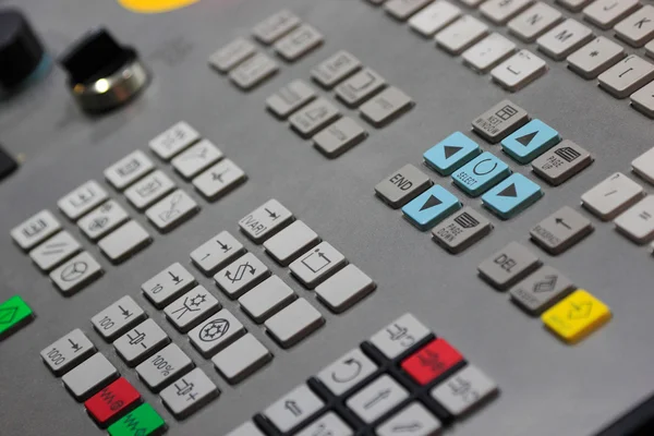 Closeup of CNC control panel — Stock Photo, Image