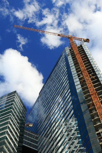 New tower buildings under construction — Stock Photo, Image