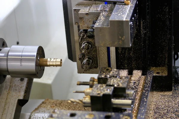 CNC turning milling machine center — Stock Photo, Image