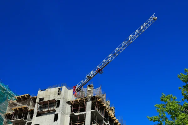 Edificio de apartamentos construcción —  Fotos de Stock