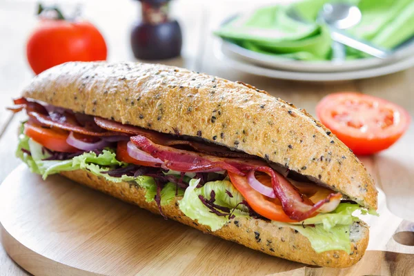 Spek sandwich — Stockfoto