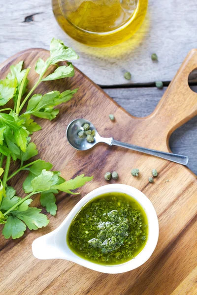 Italian Salsa verde — Stock Photo, Image