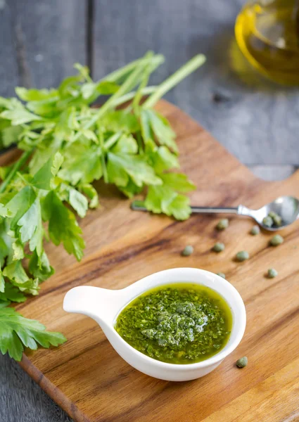 Italienische salsa verde — Stockfoto
