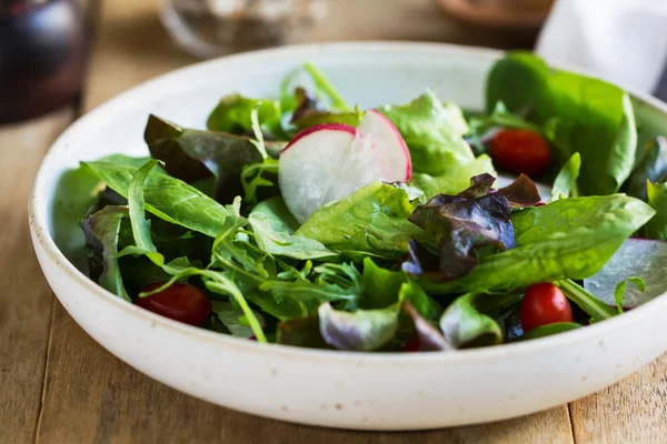 Fresh leafy salad — Stock Photo, Image