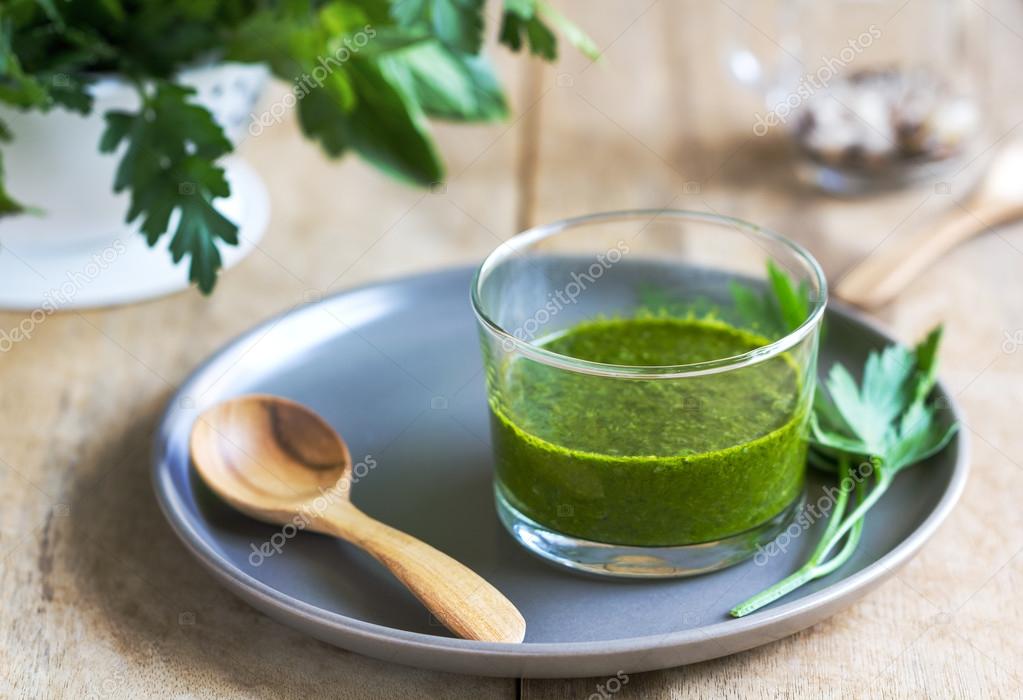 Salsa verde — Stock Photo © vanillaechoes 80858926