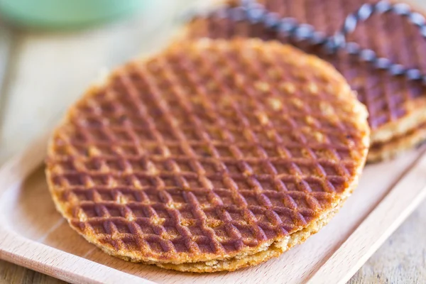 Stroopwafels by coffee — Stock Photo, Image