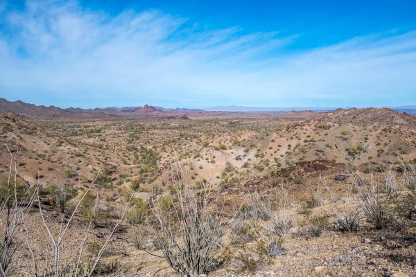 Огляд Природи Вздовж Кварцового Міста Штат Арізона — стокове фото