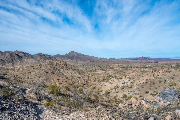 Overlooking View Nature Quartzsite Arizona — Stock Photo, Image