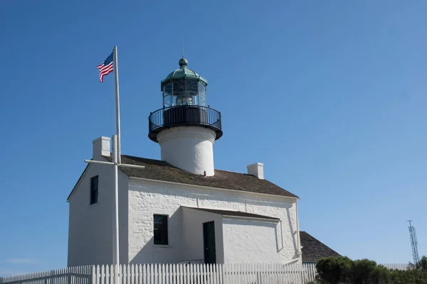 San Diego Kaliforniya Daki Old Point Loma Deniz Feneri — Stok fotoğraf