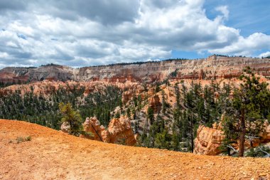 Bryce Point, Utah 'taki Bryce Canyon Ulusal Parkı' ndaki Kızıl Kayalar Kabadayıları