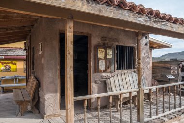 Tombstone, AZ, ABD - 17 Kasım 2019 Gümüş külçeleri üretimiyle tanınan bir şehir