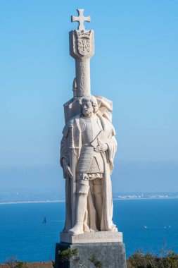 Cabrillo NM, CA, USA - 8 Şubat 2020: Juan Rodriguez Cabrillo Anıtı