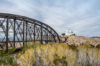 Colorado Nehri, AZ, ABD - 22 Aralık 2019: Korunan eyalet tarihi park alanı