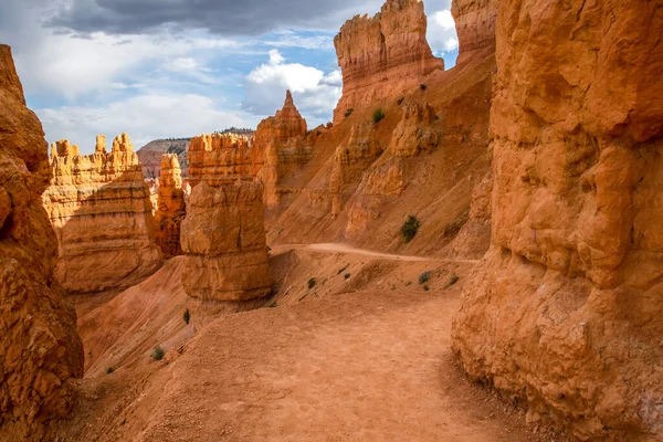 A natural rock formation of Red Rocks Hoodoos in Bryce Canyon National Park, Utah
