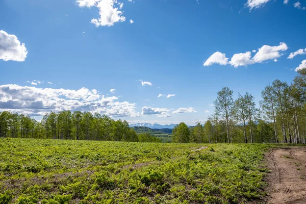 ユタ州マウントプレザントシティ近くの見晴らしの良い風景 — ストック写真