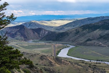 Lewis ve Clark Mağarası SP, Montana manzarası.