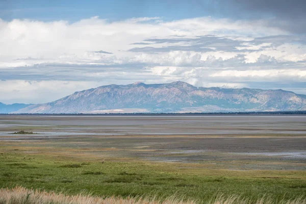 Vista Panorámica Antelope Island Utah — Foto de Stock