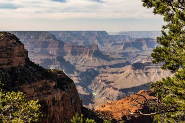 Arizona 'daki Büyük Kanyon Ulusal Parkı manzarası