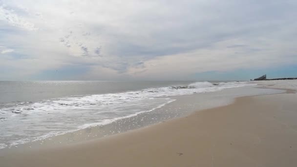 Θέα Της Ακτής Στο Perdido Key State Park Φλόριντα — Αρχείο Βίντεο