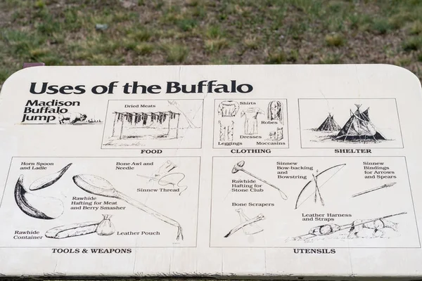 Madison Buffalo Jump Usa Luglio 2020 Buffalo Jump — Foto Stock