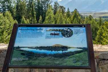 Grand Teton, WY, ABD - 2 Eylül 2020 Gezgin Yılan