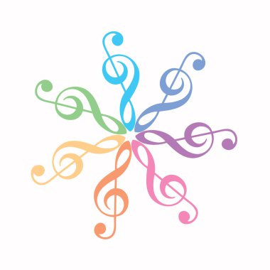 Tiz nota anahtarı Logo Simge