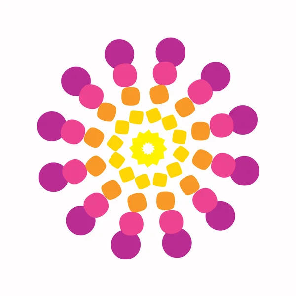 Logo-Kaleidoskop — Stockvektor