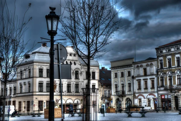 Cieszyn Polonia Noviembre 2020 Plaza Del Mercado Principal Cieszyn Polonia — Foto de Stock