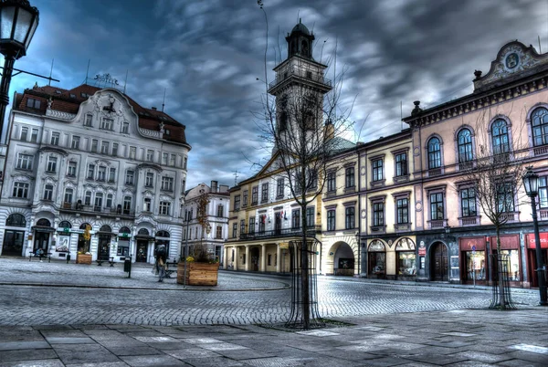 Cieszyn Polonia Noviembre 2020 Plaza Del Mercado Principal Cieszyn Polonia — Foto de Stock