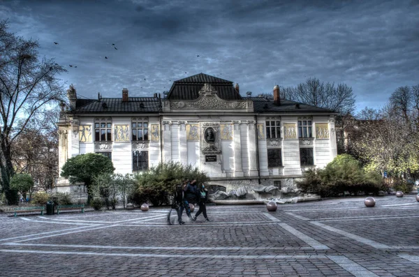 Krakov Polsko Listopad 2020 Krakov Centrum Města Během Pandemie Pozdní — Stock fotografie