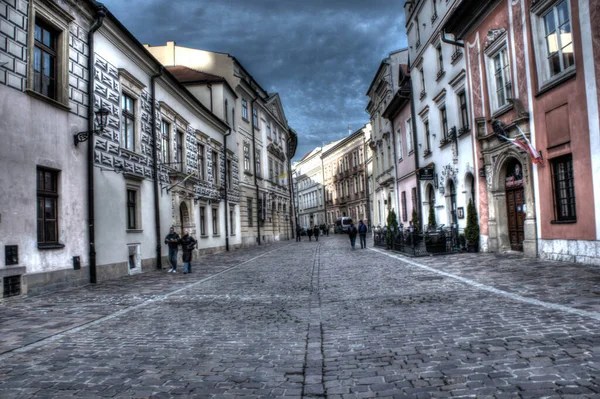 Cracovia Polonia Noviembre 2020 Cracovia Centro Ciudad Durante Pandemia Finales — Foto de Stock