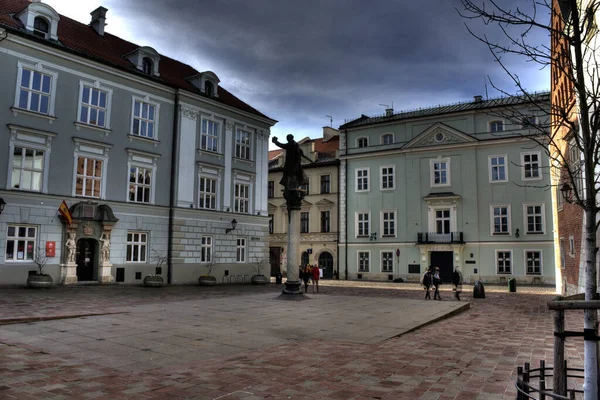 Cracovia Polonia Noviembre 2020 Cracovia Centro Ciudad Durante Pandemia Finales — Foto de Stock