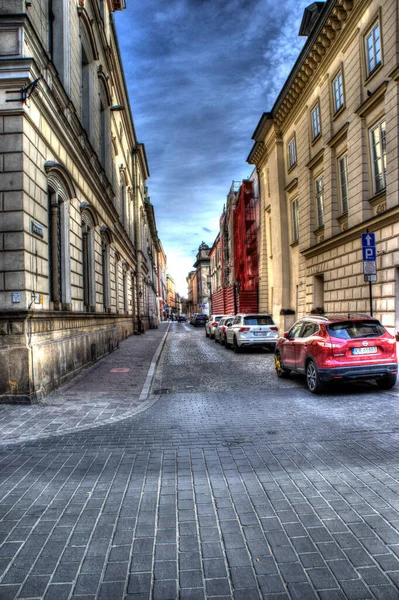 Cracovia Polonia Noviembre 2020 Cracovia Centro Ciudad Durante Pandemia Finales — Foto de Stock