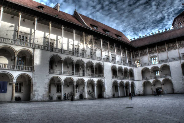 Cracovia Polonia 2020 Castello Reale Castello Wawel Wawel Durante Pandemia — Foto Stock