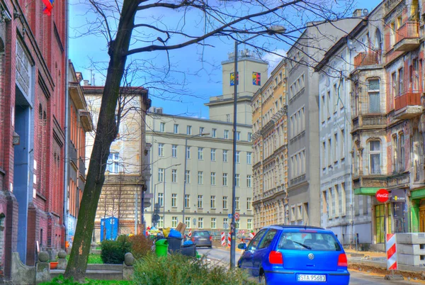 Chorzow Schlesien Polen Mars 2021 Stadens Centrum Stadsarkitektur — Stockfoto