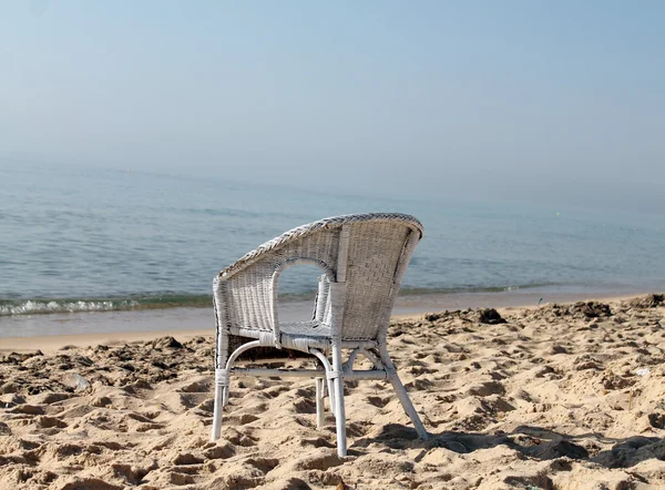 Chair on beach. — Stock Photo, Image