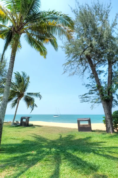 Cherating Beach, Kuantan, Malajsie — Stock fotografie